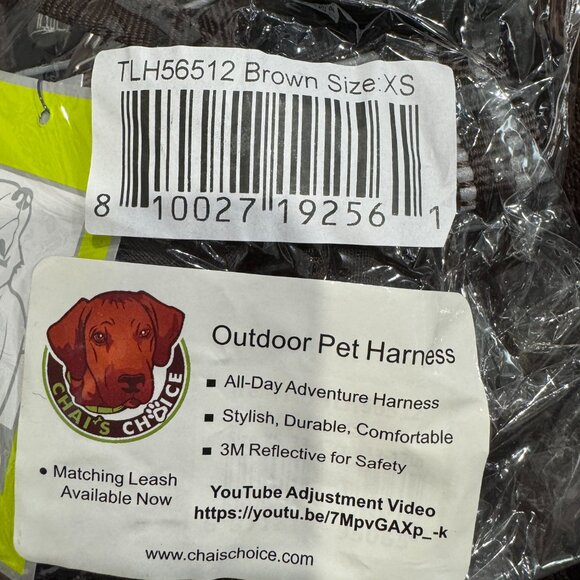 Chai's Choice Premium 3M Polyester Reflective Front Clip Dog Harness, XS - Picture 11 of 13